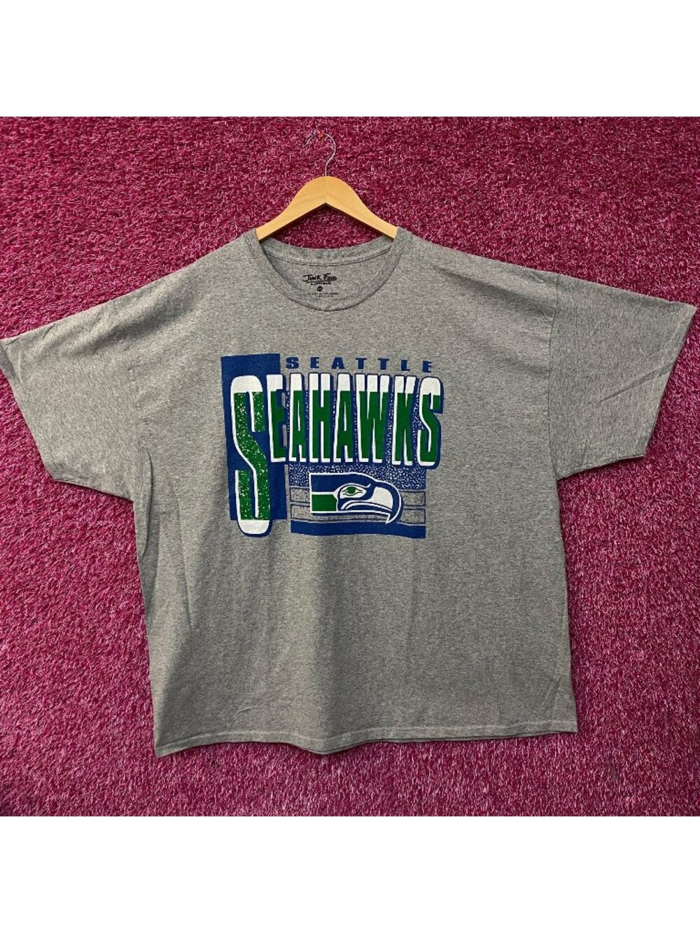 Junk Food Seattle Seahawks Gray Tshirt Size 2XL